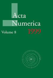 Couverture de l’ouvrage Acta Numerica 1999: Volume 8