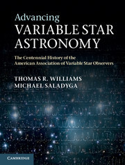 Cover of the book Advancing Variable Star Astronomy