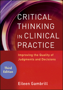 Couverture de l’ouvrage Critical Thinking in Clinical Practice