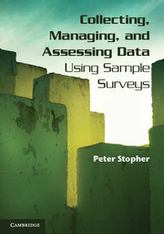 Couverture de l’ouvrage Collecting, Managing, and Assessing Data Using Sample Surveys