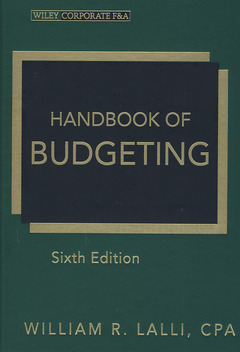 Couverture de l’ouvrage Handbook of Budgeting