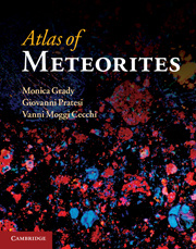 Couverture de l’ouvrage Atlas of Meteorites