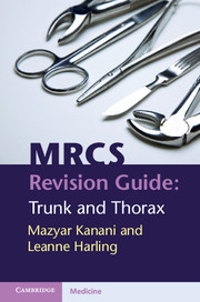 Cover of the book MRCS Revision Guide: Trunk and Thorax