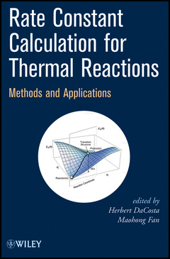 Cover of the book Rate Constant Calculation for Thermal Reactions
