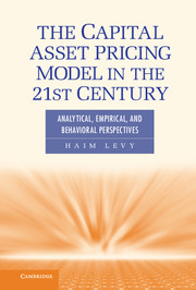 Couverture de l’ouvrage The Capital Asset Pricing Model in the 21st Century