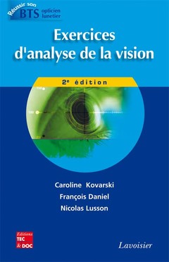 Cover of the book Exercices d'analyse de la vision