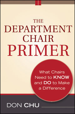 Couverture de l’ouvrage The Department Chair Primer