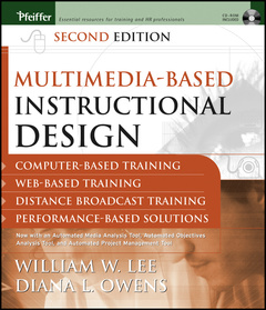 Cover of the book Multimedia-based instructional design: computer-based training, web-based training, distance broadcast training, performance-based solutions 2e (w/cd)