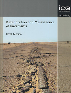 Couverture de l’ouvrage Deterioration and maintenance of pavements
