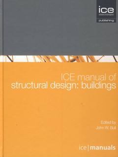 Couverture de l’ouvrage ICE manual of structural design