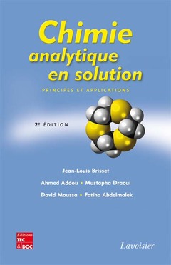 Cover of the book Chimie analytique en solution
