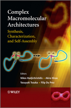 Couverture de l’ouvrage Complex Macromolecular Architectures