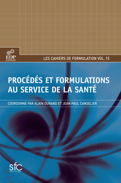 Cover of the book procedes et formulations au service de la sante
