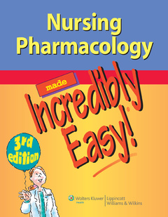 Couverture de l’ouvrage Nursing Pharmacology Made Incredibly Easy
