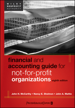 Cover of the book Financial and accounting guide for not-for-profit organizations (series: wiley nonprofit authority) (hardback)
