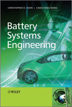 Couverture de l’ouvrage Battery Systems Engineering