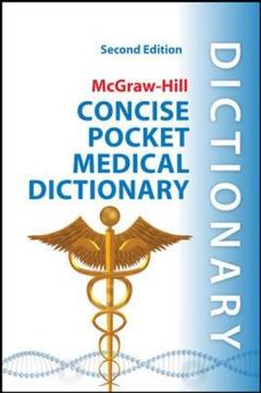 Couverture de l’ouvrage Concise pocket medical dictionary