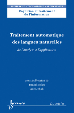 Cover of the book Traitement automatique des langues naturelles
