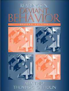 Cover of the book Readings in deviant behavior (2nd ed )