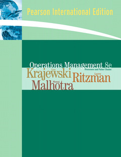 Couverture de l’ouvrage Operations management (8th ed )