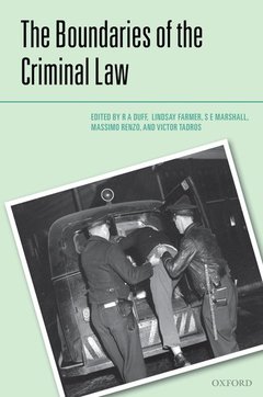 Couverture de l’ouvrage The Boundaries of the Criminal Law