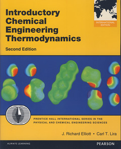 Couverture de l’ouvrage Introductory chemical engineering thermodynamics
