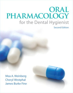 Couverture de l’ouvrage Oral Pharmacology for the Dental Hygienist