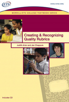 Couverture de l’ouvrage Creating and recognizing quality rubrics (1st ed )