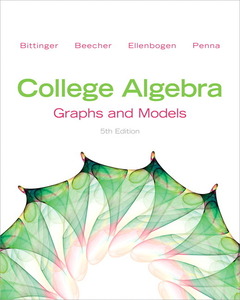 Couverture de l’ouvrage College algebra (5th ed )