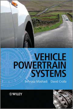 Couverture de l’ouvrage Vehicle Powertrain Systems