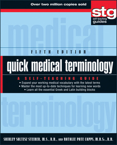 Couverture de l’ouvrage Quick Medical Terminology