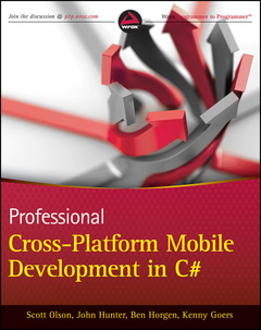 Couverture de l’ouvrage Professional cross-platform mobile development in c# (paperback)