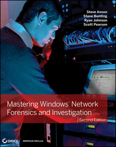 Cover of the book Mastering Windows Network Forensics and Investigation