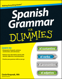 Couverture de l’ouvrage Spanish Grammar For Dummies