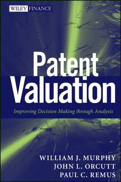 Couverture de l’ouvrage Patent Valuation