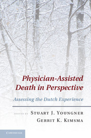 Couverture de l’ouvrage Physician-Assisted Death in Perspective