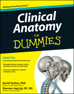 Couverture de l’ouvrage Clinical Anatomy For Dummies