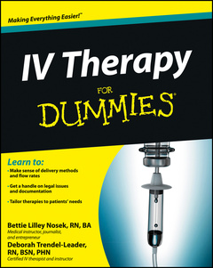 Couverture de l’ouvrage IV Therapy For Dummies