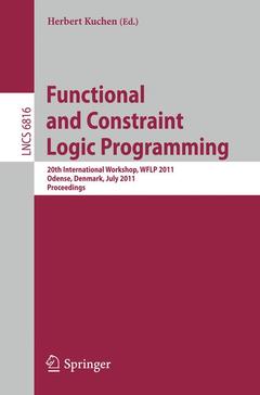 Couverture de l’ouvrage Functional and Constraint Logic Programming