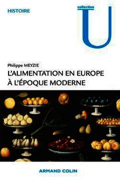 Couverture de l’ouvrage L'alimentation en Europe à l'époque moderne