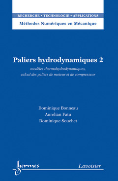 Couverture de l’ouvrage Paliers hydrodynamiques 2
