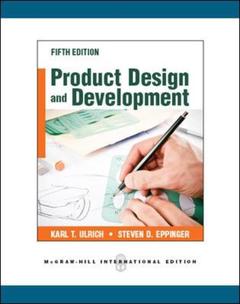 Couverture de l’ouvrage Product design and development 