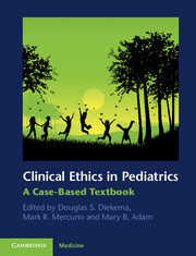 Couverture de l’ouvrage Clinical Ethics in Pediatrics