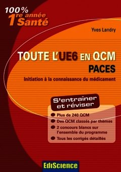 Cover of the book Toute l'UE6 en QCM PACES - Initiation à la connaissance du médicament
