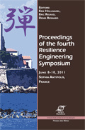 Couverture de l’ouvrage Proceedings of the Fourth Resiliance Engineering Symposium
