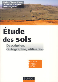 Couverture de l’ouvrage Étude des sols. Description, cartographie, utilisation (Coll. Sciences Sup)