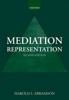Cover of the book Mediation Representation