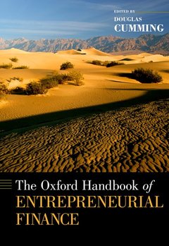 Cover of the book The Oxford Handbook of Entrepreneurial Finance