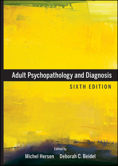 Couverture de l’ouvrage Adult psychopathology and diagnosis (hardback)