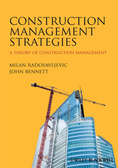 Couverture de l’ouvrage Construction Management Strategies